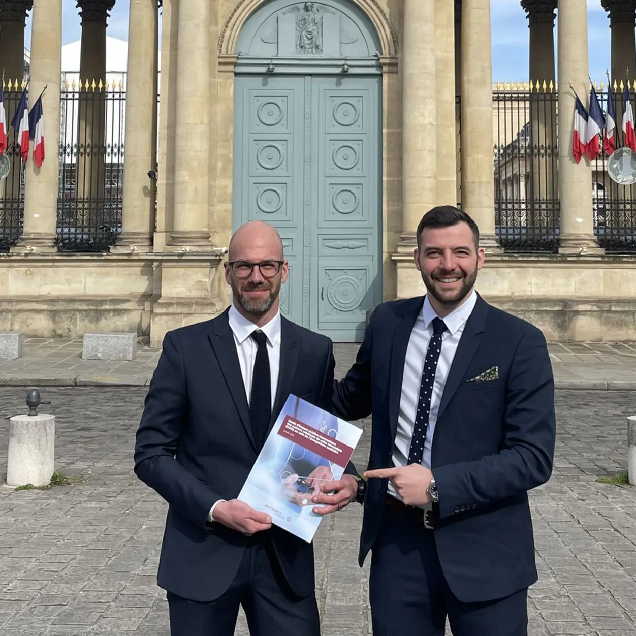 Les fondateurs de CMSI France — remise officielle